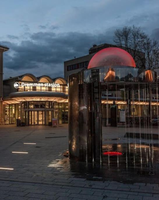 Ferienwohnung Fin Sentralt Hybel I Drammen Exterior foto
